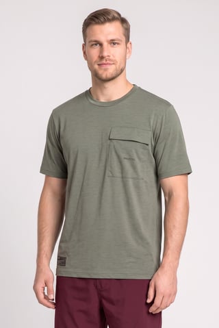 Men Regular Fit Short Sleeve Outdoor T-Shirt, Sage Green