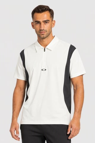 Men Performance Fit Brand Logo Short Sleeve Polo, Multicolor