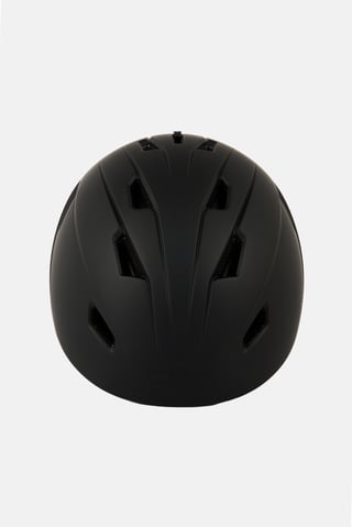 Ski Helmet With Visor, Black