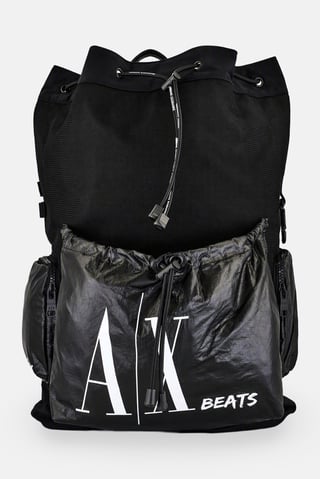AX Armani Exchange Men Brand Logo Backpack, Black