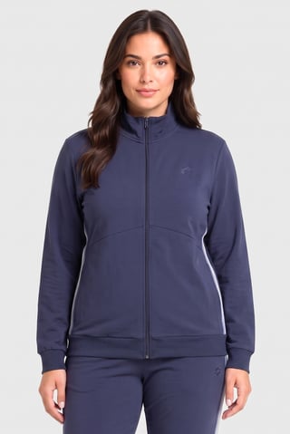 Women Sportswear Fit Long Sleeve Training Tracksuits, Slate Blue