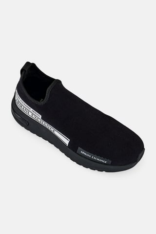 AX Armani Exchange Men Slip On Casual Shoes, Black