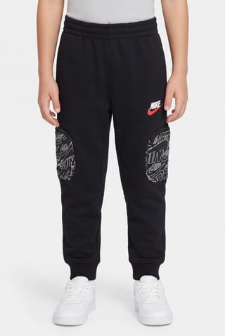 Toddlers Boy Sportswear Fit Outdoor Sweatpants, Black