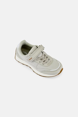 Kids Boy Velcro Closure Outdoor Shoes, Grey