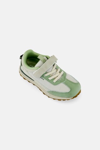 Kids Boy Velcro Closure Outdoor Shoes, Multicolor