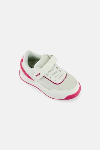 Toddlers Girl Velcro Closure Outdoor Shoes, Multicolor