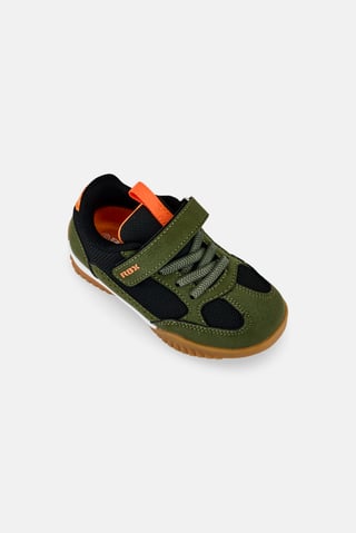 Toddlers Boy Velcro Closure Outdoor Shoes, Multicolor