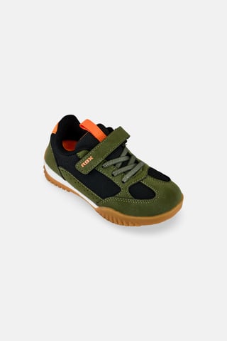 Kids Boy Velcro Closure Outdoor Shoes, Milticolor