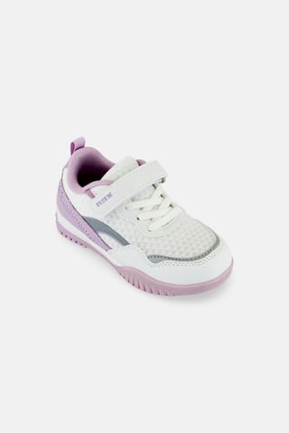 Kids Girl Velcro Closure Running Shoes, Multicolor