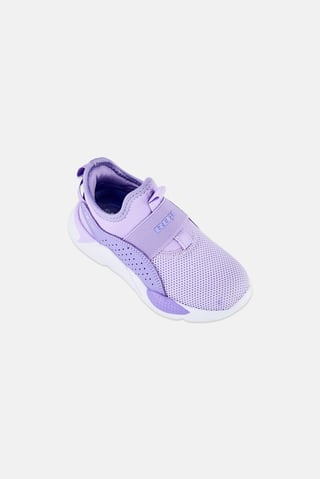 Toddlers Girl Slip On Running Shoes, Purple