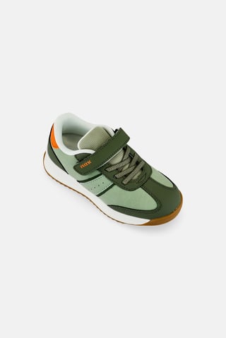 Kids Boy Velcro Closure Outdoor Shoes, Multicolor
