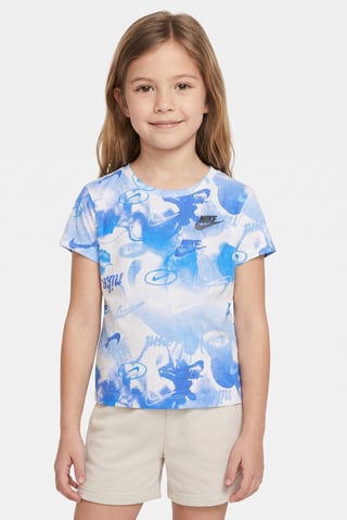Kids Girl Sportswear Fit Short Sleeve Outdoor Top, Multicolor