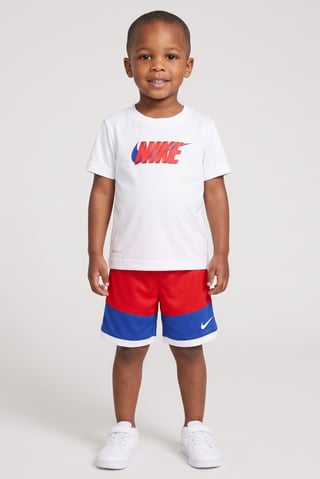 Toddlers Boy 2 Pcs Short Sleeve Top And Shorts Set, Multicolor