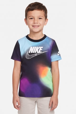 Kids Boy Sportswear Fit Short Sleeve Outdoor T-Shirt, Multicolor