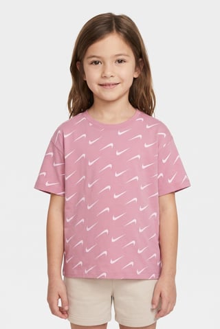Kids Girl  Short Sleeve Outdoor Top, Multicoclor