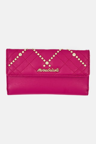 Women Brand Logo Wallet, Purple