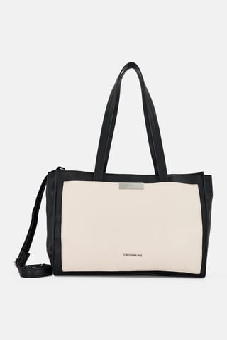 Women Brand Logo Tote Bag, Multicolor