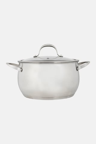 Stainless Steel Stock Pot, Silver