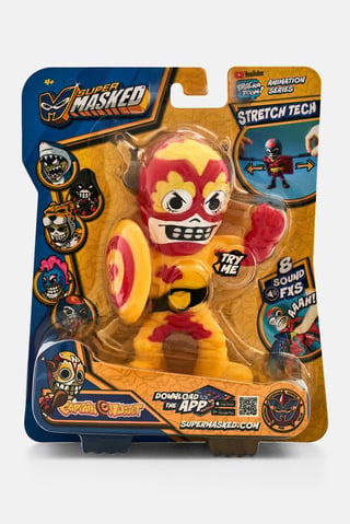 Super Masked Captain Nugget Stretch Action Figure