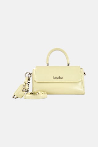 Women Brand Logo Handbag, Light Sage