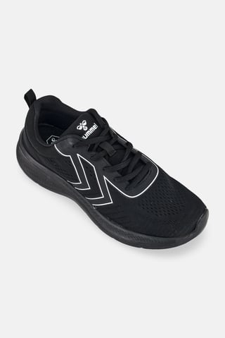 Men Frouyd Lace Up Running Shoes, Black