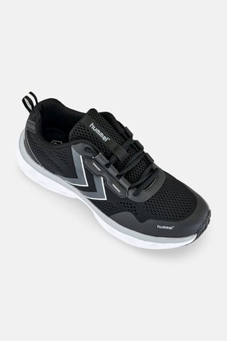 Men Bright Lace Up Outdoor Shoes, Black