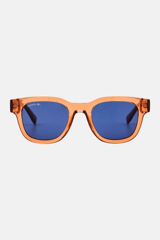 Women L6023S Square Sunglasses, Light Brown