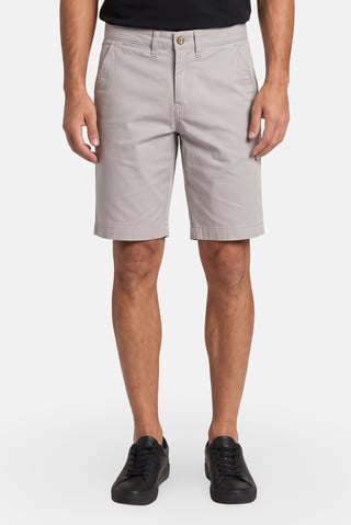 Men Solid Chino Shorts, Grey