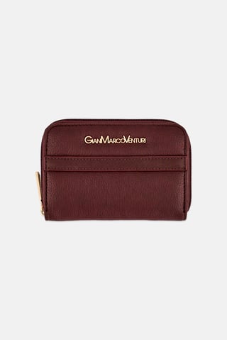 Women Brand Logo Wallets, Maroon