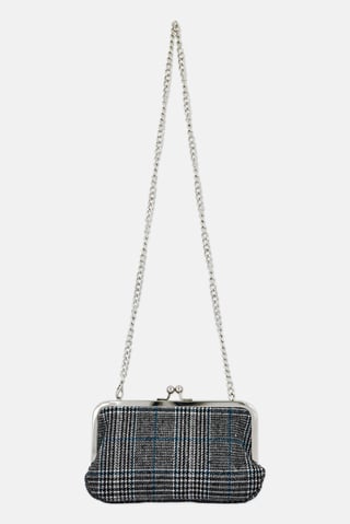Women Plaid Clutch Bag, Multicolor