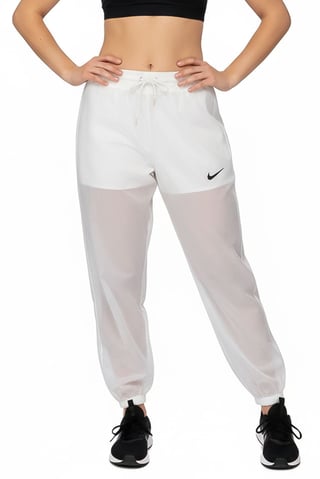 Women Standard Fit Running Pants, White