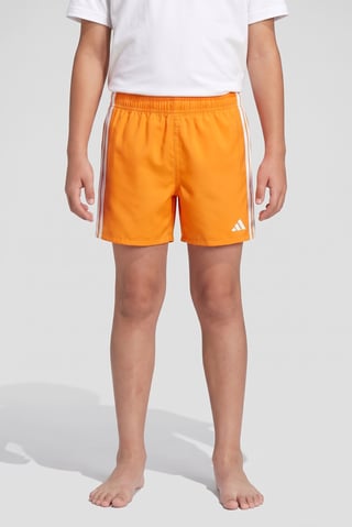 Kids Boy Brand Logo Board Shorts, Bright Orange