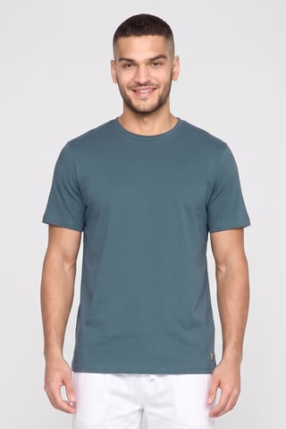 Men 3 Pieces Short Sleeve Brand Logo Sleepwear T-Shirt, Multicolor