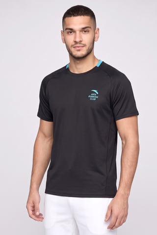 Men Sportswear Fit Short Sleeve Training T-Shirt, Black