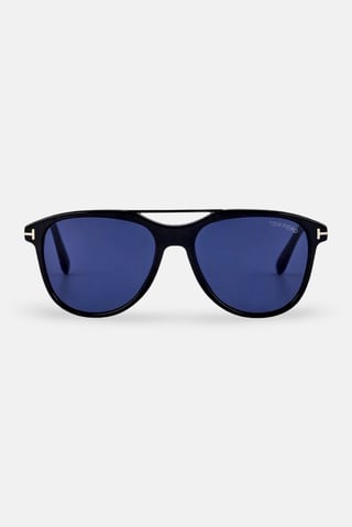 Men FT109801V54 Aviator Sunglasses, Black