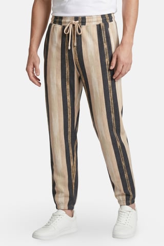 Men Regular Fit Embroidered Logo Sweatpants, Multicolor