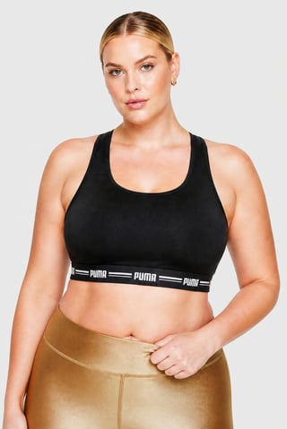 Women Non Padded Training Sports Bra, Black
