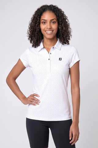 Women Sportswear Fit Short Sleeve Golf Polo Shirt, Multicolor