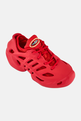 Men Adifom Climacool Lace Up Outdoor Shoes, Red