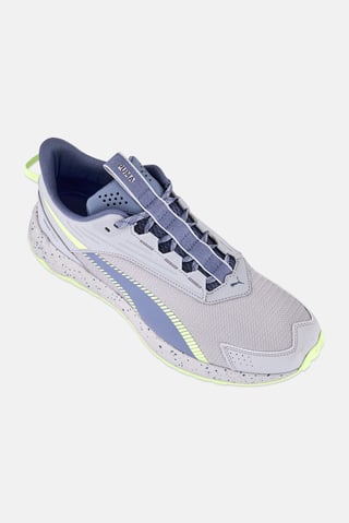 Men Extend Lite Trail Lace Up Running Shoes, Light Grey