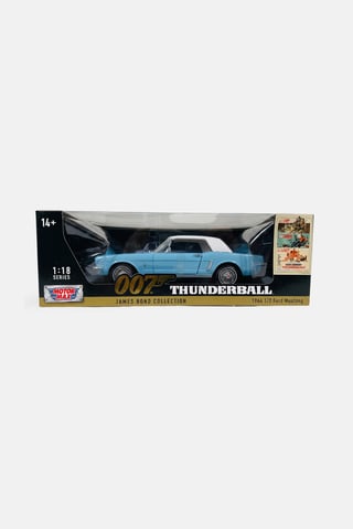 James Bond 1964 1/2 Ford Mustang 1/24 DIECAST Model Car, Blue