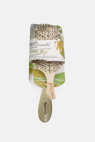 Eco-Friendly Hairbrush, Beige