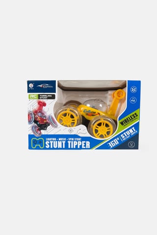 Remote Control Stunt Car, Yellow