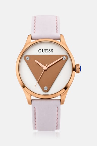 Women GW0399L2 Genuine Leather Analog Watch 30 mm, White