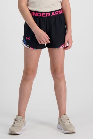 Kids Girl Loose Fit Training Shorts, Black