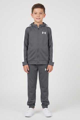 Kids Boy 2 Pieces Loose Fit Training Tracksuits, Grey