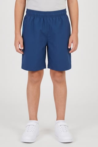 Kids Boy Loose Fit Training Shorts, Teal Blue