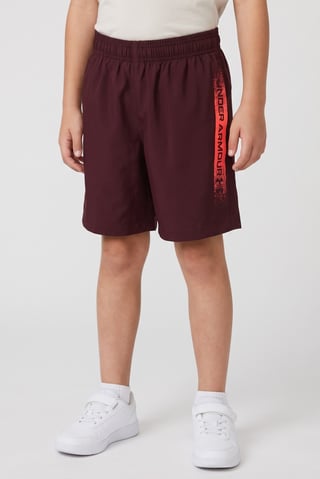 Kids Boy Loose Fit Training Shorts, Maroon