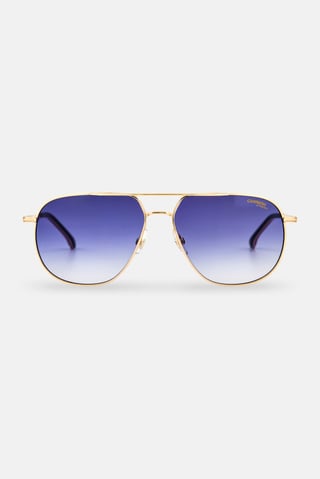 Men 208371OIT6108 Aviator Sunglasses, Gold