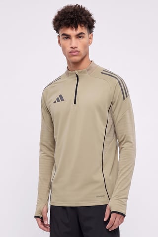 Men Slim Fit Long Sleeve Football Sweatshirt, Khaki